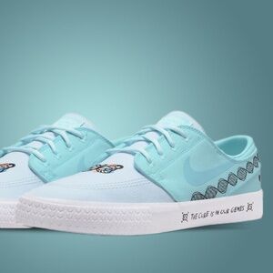 Men's Nike Zoom Stefan Janoski SB 'Doernbecher' White Baby Blue DR6258-100